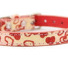 Pearlite Layer Leather Adjustable Pet Collar